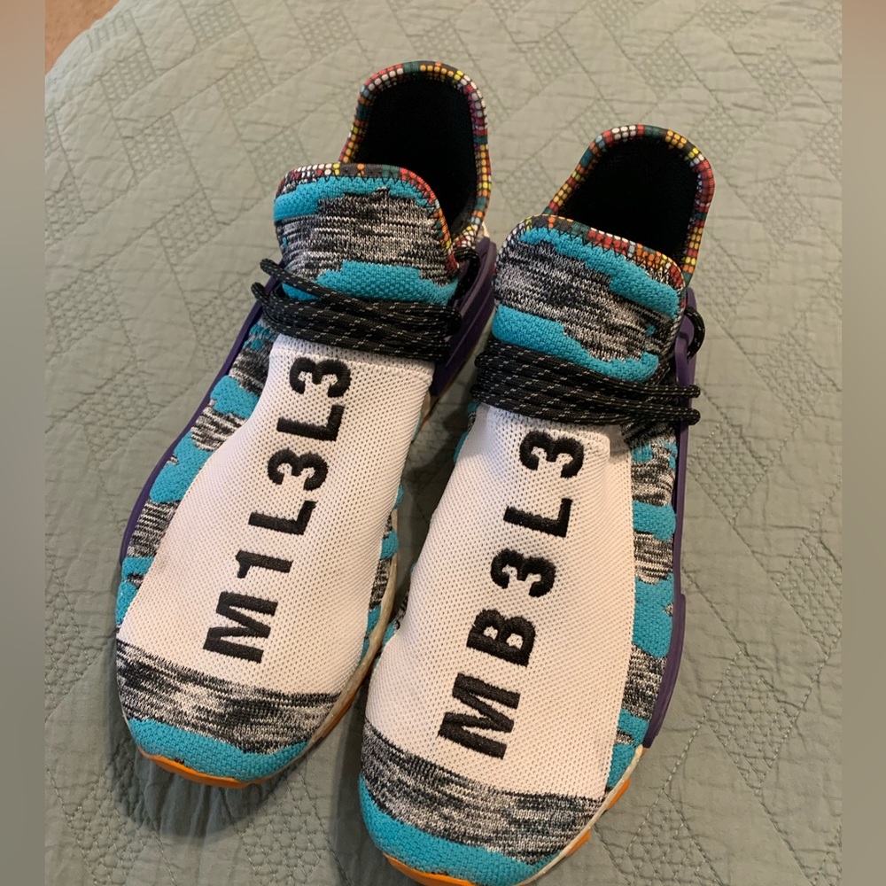 Adidas NMD HU Pharrell shoes, size 13